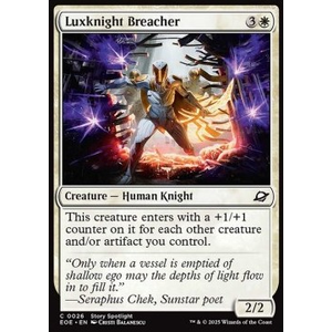 Magic löskort: Edge of Eternities: Luxknight Breacher