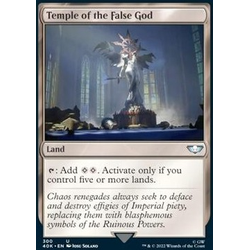 Magic löskort: Universes Beyond: Warhammer 40,000: Temple of the False God (Foil)