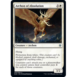 Magic löskort: Throne of Eldraine: Archon of Absolution