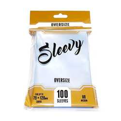 Card Sleeves Oversize Clear 79x120mm (100) (Sleevy)