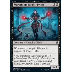 Magic löskort: Zendikar Rising: Marauding Blight-Priest
