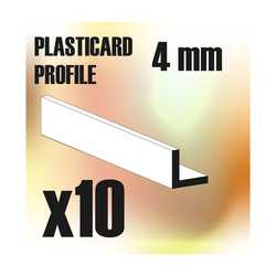 ABS Plasticard - L-Angle Profile 4mm