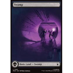 Magic löskort: Marvel Super Heroes: Swamp (V.1) (Foil)