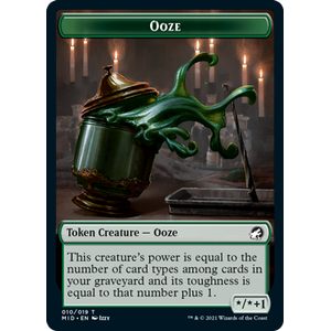Magic löskort: Innistrad: Midnight Hunt: Ooze Token