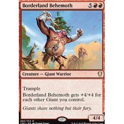Magic löskort: Commander Anthology 2018: Borderland Behemoth