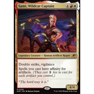 Magic löskort: Edge of Eternities: Sami, Wildcat Captain