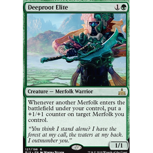 Magic löskort: Rivals of Ixalan: Deeproot Elite