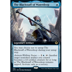 Magic löskort: Adventures in the Forgotten Realms: The Blackstaff of Waterdeep (alternative art) (Foil)