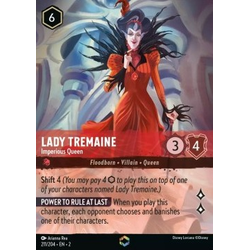Lorcana Löskort: Rise of the Floodborn: Lady Tremaine - Imperious Queen (Enchanted) (Foil)