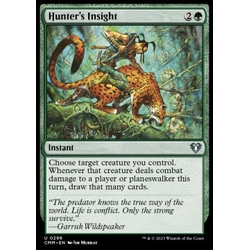 Magic löskort: Commander Masters: Hunter's Insight