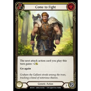 FaB Löskort: Arcane Rising First: Come to Fight (Yellow)