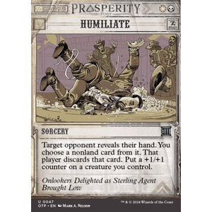 Magic löskort: Breaking News: Humiliate (Foil)