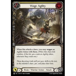 FaB Löskort: Heavy Hitters: Wage Agility (Yellow) (Rainbow Foil)