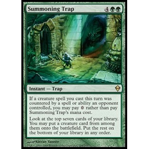 Magic löskort: Zendikar: Summoning Trap (Foil)