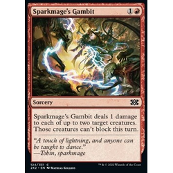 Magic löskort: Double Masters 2022: Sparkmage's Gambit (Foil)
