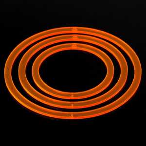 Blast Ring: Flourescent Orange 3 inch (1)