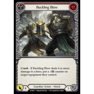 FaB Löskort: Welcome to Rathe Alpha: Buckling Blow (Red) (Rainbow Foil)