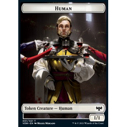 Magic löskort: Innistrad: Crimson Vow: Human Token