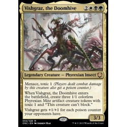 Magic löskort: Commander: Phyrexia: All Will Be One: Vishgraz, the Doomhive (Foil)