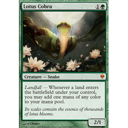 Magic löskort: Zendikar: Lotus Cobra