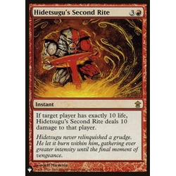 Magic löskort: The List: Hidetsugu's Second Rite