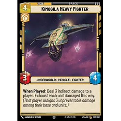 Star Wars: Unlimited Löskort: Jump to Lightspeed: Kimogila Heavy Fighter