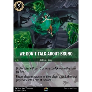 Lorcana Löskort: Ursula's Return: We Don't Talk About Bruno (Enchanted) (Foil)