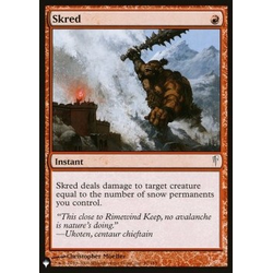 Magic löskort: The List: Skred