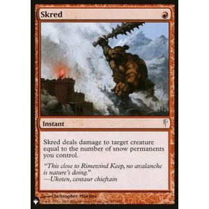 Magic löskort: The List: Skred