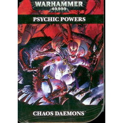 Warhammer 40K Psychic Cards: Chaos Daemons