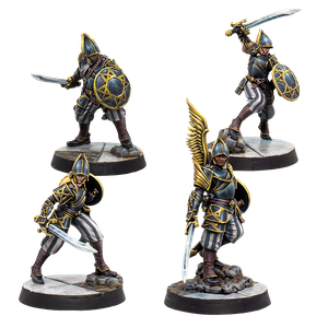 Warcrow: The Miniatures Combat Game - Hegemony Black Legion Bucklermen