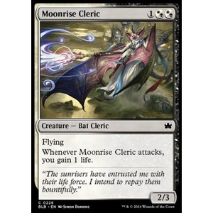 Magic löskort: Bloomburrow: Moonrise Cleric (Foil)