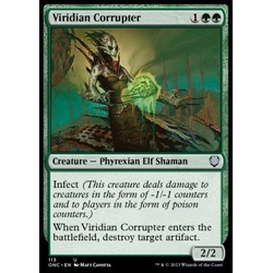 Magic löskort: Commander: Phyrexia: All Will Be One: Viridian Corrupter