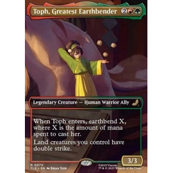 Magic löskort: Avatar: The Last Airbender: Eternal: Toph, Greatest Earthbender (Foil)