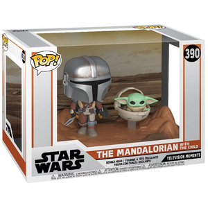 Funko Pop TV Moment: Mandalorian & Child