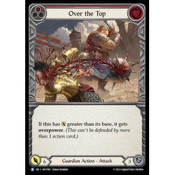 FaB Löskort: Heavy Hitters: Over the Top (Red) (Rainbow Foil)