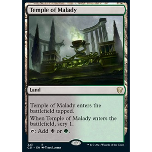 Magic Löskort: Commander: Strixhaven: Temple of Malady