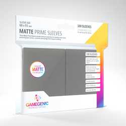 Card Sleeves Standard Matte Prime Dark Grey (100) (GameGenic)