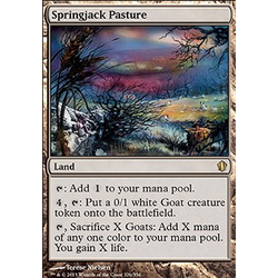 Magic löskort: Commander 2013: Springjack Pasture