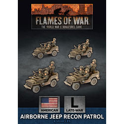 American Airborne Jeep Recon Section (plastic)