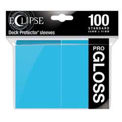 Card Sleeves Standard Gloss Eclipse Sky Blue 66x91mm (100) (Ultra Pro)