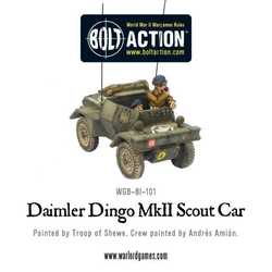 British  Daimler Dingo MkII Scout Car (Resin/White Metal)