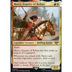 Magic löskort: The Lord of the Rings: Tales of Middle-earth: Merry, Esquire of Rohan