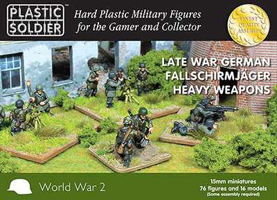 15MM LATE WAR GERMAN INFANTRY HEAVY WEAPONS WW2 PLASTIC SOLDIER COMPANY PSC 
