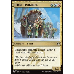 Magic löskort: Tarkir: Dragonstorm: Temur Tawnyback (Foil)