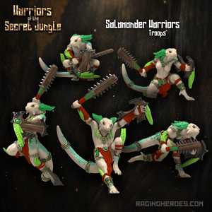 Warriors of the Secret Jungle: Salamander Warriors - Troops Pack