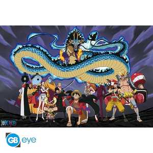 One Piece Poster: Maxi 91.5x61 - The Crew Versus Kaido