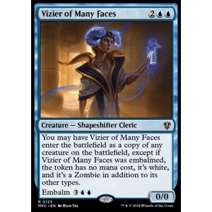 Magic löskort: Commander: Murders at Karlov Manor: Vizier of Many Faces