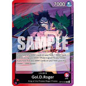 One Piece Löskort: Carrying on his Will: Gol.D.Roger (V.1)