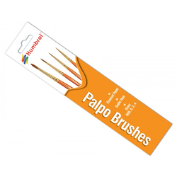Humbrol brush pack: Palpo (x4) 000/0/2/4